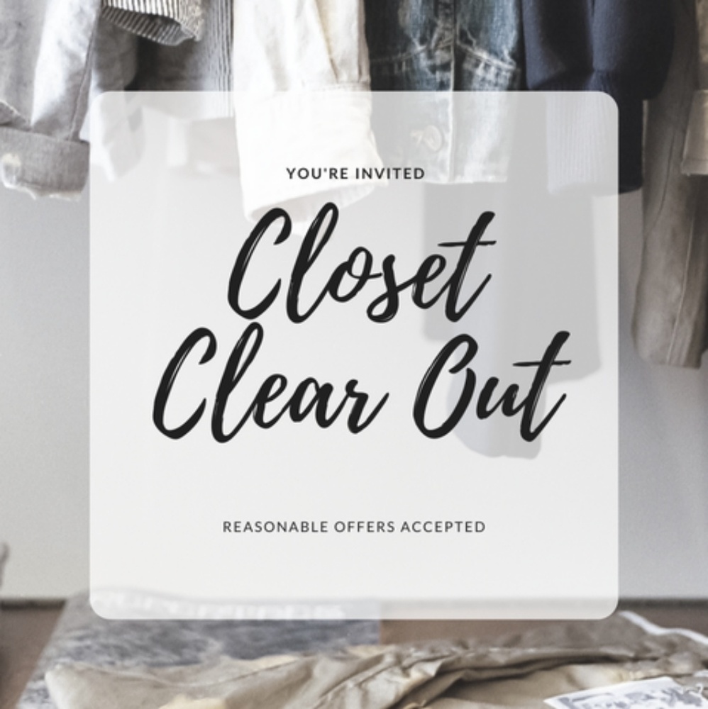Closet Clear Out